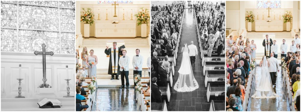 A timeless, classic ceremony in Canterbury United Methodist Church's sanctuary.